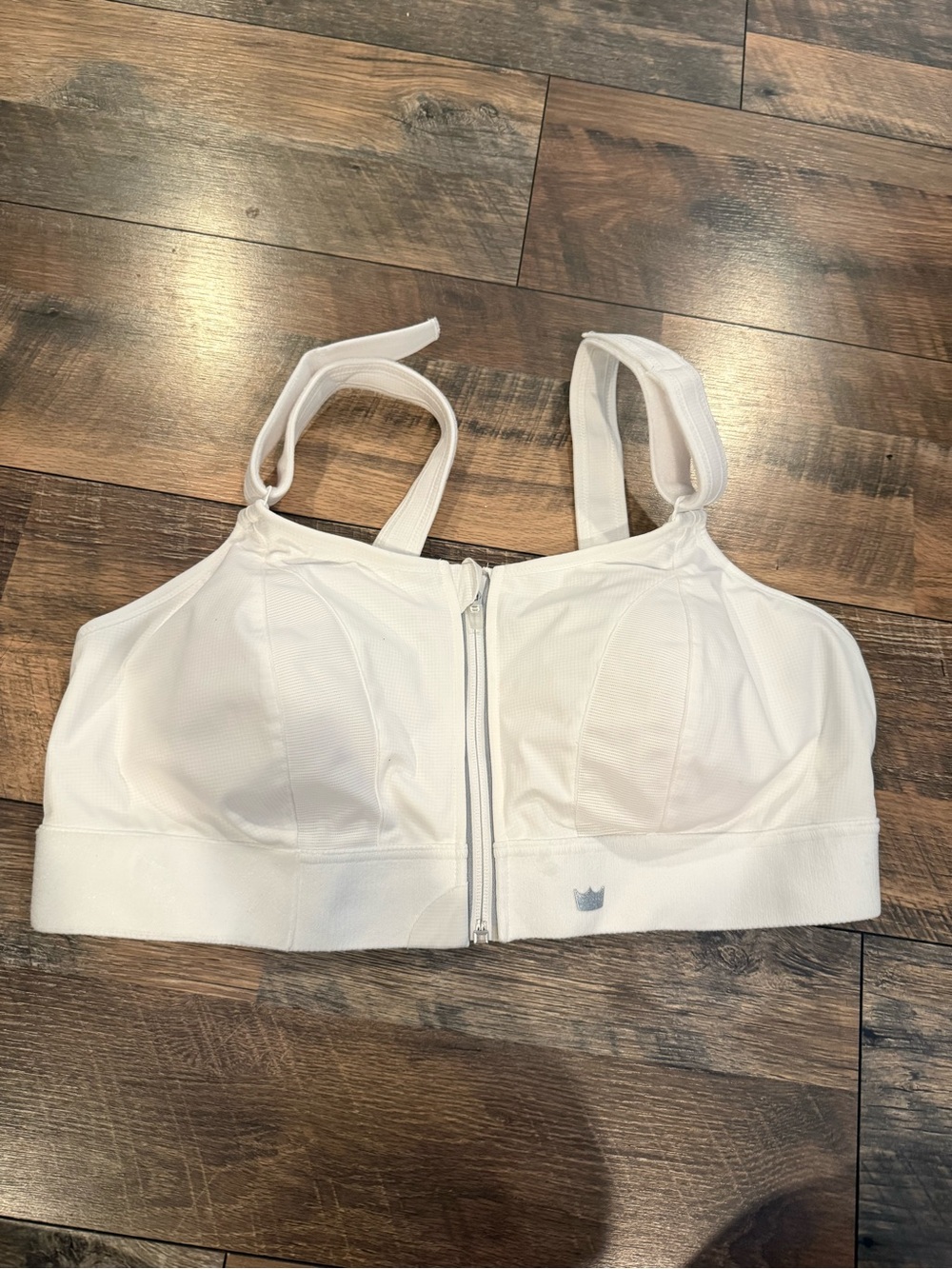 Shefit White Front-Zip Support Bra - Women Intimates & Sleepwear